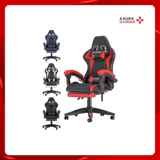 BIGZZIA Gaming Chair with Footrest