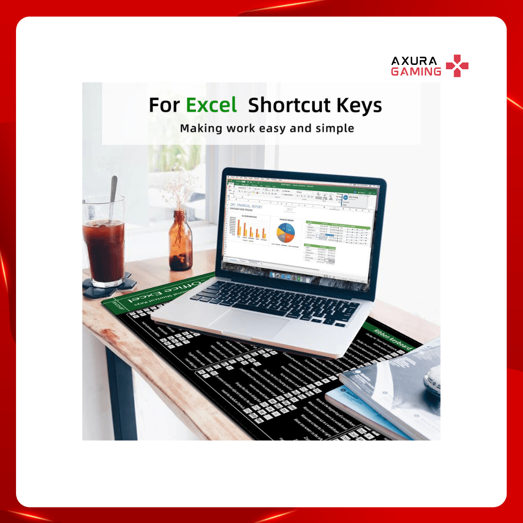 EXCO Mouse Pad with essential Excel Shortcuts