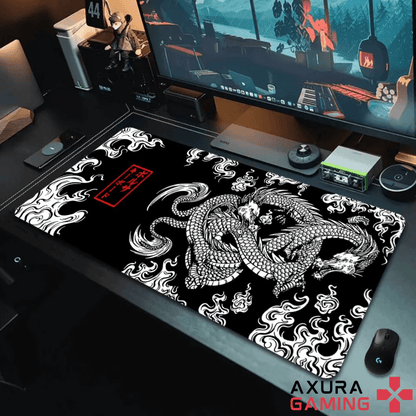 MAIRUIGE Gaming Mousepad XXL Japanese Dragon Style